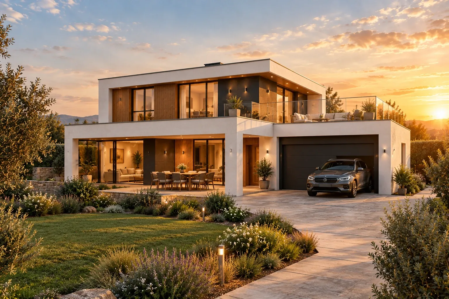 Recreación de la casa modular Master Villa